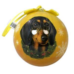 ES Pets Dog Christmas Unbreakable Ball Ornament New Dachshund